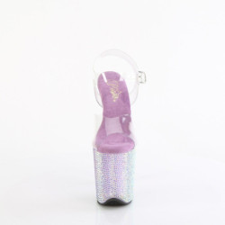 Pleaser BEJEWELED-808RRS Lavender Strass Pole Dance Shoes
