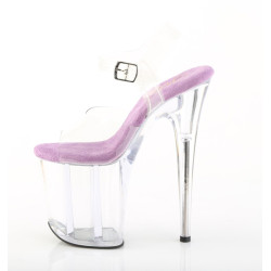 Pleaser FLAMINGO-808 Lavender Insole Platform Pole Shoes