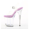 Pleaser FLAMINGO-808 Lavender Insole Platform Pole Shoes