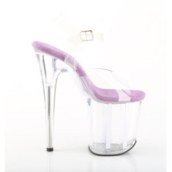 Pleaser FLAMINGO-808 Lavender Insole Platform Pole Shoes