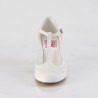 Pin Up Couture FLAPPER-26 White Spectator Retro Pumps