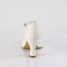Pin Up Couture FLAPPER-26 White Spectator Retro Pumps
