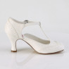 Pin Up Couture FLAPPER-26 White Spectator Retro Pumps