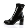 Funtasma GOGO-150 Black Patent Chunky Ankle Boots
