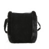 Demonia HB-663 Black Vegan Suede Handbags Women
