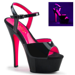 Pleaser KISS-209TT Neon High Heels Platform Shoes Women