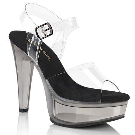 Fabulicious MARTINI-508 Tinted Platform High Heel Sandal