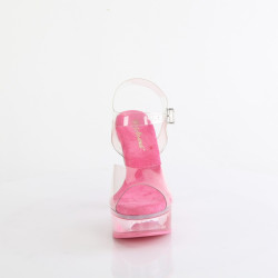 Fabulicious MARTINI-508 Rosa Clear High Heeled Sandals