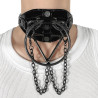 Demonia DA-205 Black Patent Accessories Women