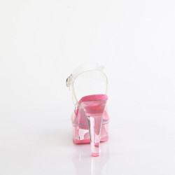 Fabulicious MARTINI-508 Rosa Clear High Heeled Sandals