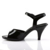 Fabulicious BELLE-309 Black Women Low Heeled Sandals