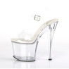 Pleaser RADIANT-708 White Insole Platform High Heels