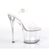 Pleaser RADIANT-708 White Insole Platform High Heels