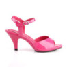 Fabulicious BELLE-309 Pink Patent Low Heeled Sandals