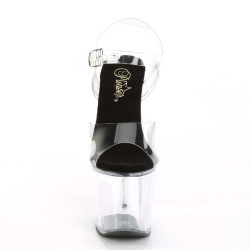 Pleaser RADIANT-708 Black Insole Platform High Heels