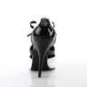Pleaser SEDUCE-458 Black White Oxford Spectator Pumps