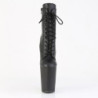 Pleaser BEWITCHED-1020 Black Vegan Leather Ankle Boots