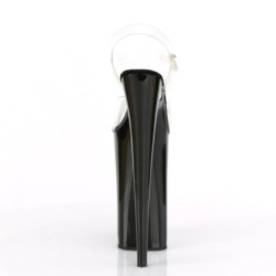 Pleaser BEYOND-008 Black Extreme Platform High Heels