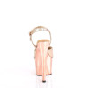 Pleaser ADORE-709HM Rose Gold Hologram Metallic Chrome