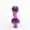 Pleaser ADORE-724F Transparent Purple Fur Sale Women