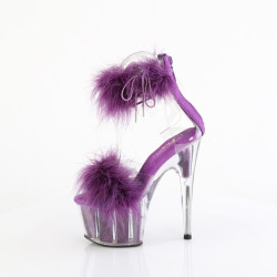 Pleaser ADORE-724F Transparent Purple Fur Sale Women