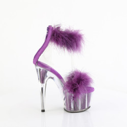 Pleaser ADORE-724F Transparent Purple Fur Sale Women