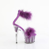 Pleaser ADORE-724F Transparent Purple Fur Sale Women