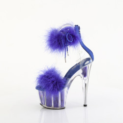 Pleaser ADORE-724F Transparent Blue Fur Sale Women