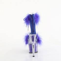 Pleaser ADORE-724F Transparent Blue Fur Sale Women