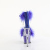 Pleaser ADORE-724F Transparent Blue Fur Sale Women