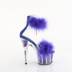 Pleaser ADORE-724F Transparent Blue Fur Sale Women