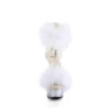 Pleaser DELIGHT-624F Transparent White Fur Sale Women