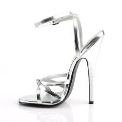 Devious DOMINA-108 Silver Metallic Sale Women