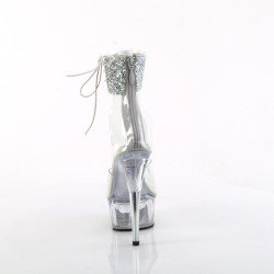 Pleaser DELIGHT-624RS-02 Transparent Silver Strass Sale