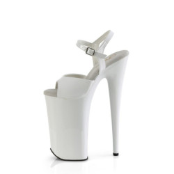 Pleaser BEYOND-009 White Extreme Platform High Heels