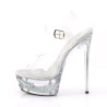 Pleaser ECLIPSE-608DM Transparent Sale Women