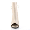 Pleaser Pink Label EVE-102 Cream Vegan Leather Sale
