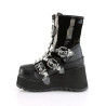 Demonia SCENE-51 Black Patent Vegan Leather Sale Women