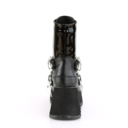 Demonia SCENE-51 Black Patent Vegan Leather Sale Women