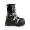Demonia SCENE-51 Black Patent Vegan Leather Sale Women