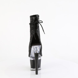 Pleaser SPECTATOR-1018G Black Glitter Transparent Sale