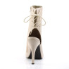 Pleaser Pink Label EVE-102 Cream Vegan Leather Sale