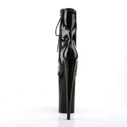 Pleaser BEYOND-1020 Black Patent Ankle High Boots Women