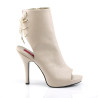 Pleaser Pink Label EVE-102 Cream Vegan Leather Sale