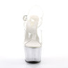 Pleaser ADORE-708MG Clear Platform High Heeled Sandals