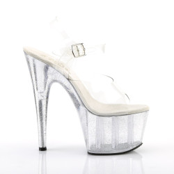 Pleaser ADORE-708MG Clear Platform High Heeled Sandals