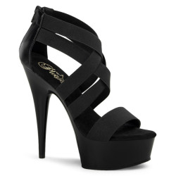 Pleaser DELIGHT-669 Criss Cross Straps High Heels Shoes