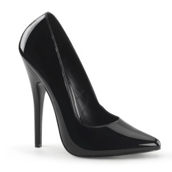 Devious DOMINA-420 Patent Pointed Toe Stiletto Heels Pumps