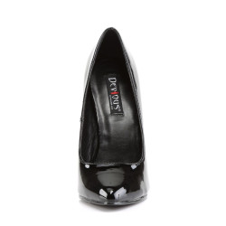 Devious DOMINA-420 Patent Pointed Toe Stiletto Heels Pumps
