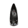 Devious DOMINA-420 Patent Pointed Toe Stiletto Heels Pumps